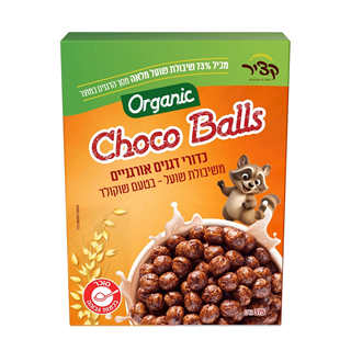 Choco balls כדורי שיבולת שועל אורגניים בטעם שוקולד
