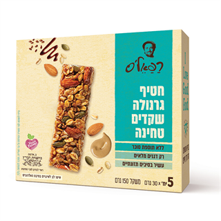 חטיף גרנולה שקדים וטחינה 