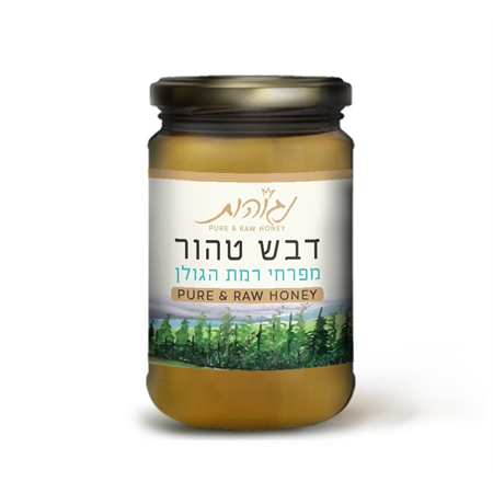 דבש פרחי רמת הגולן לא מחומם