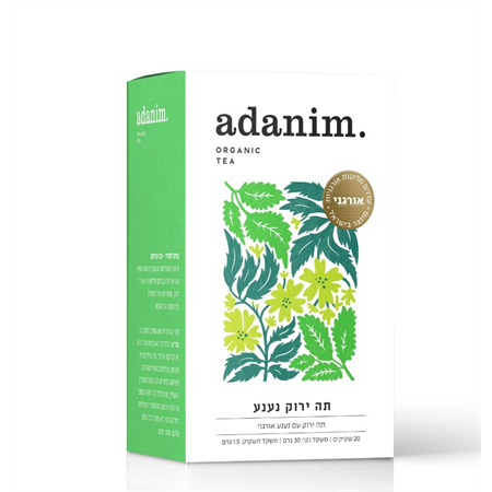 תה ירוק נענע אורגני
