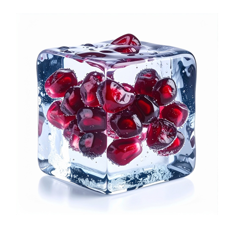 גרעיני רימון קפואים