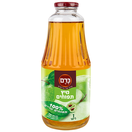 מיץ תפוחים 100% טבעי ללא תוספת סוכר