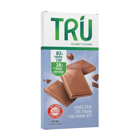 שוקולד חלב ללא תוספת סוכר