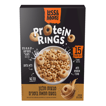 טבעות חלבון בטעם חמאת בוטנים