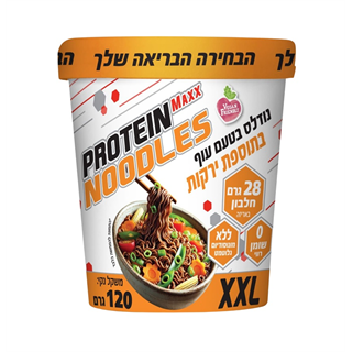 נודלס חלבון בטעם עוף בתוספת ירקות XXL	