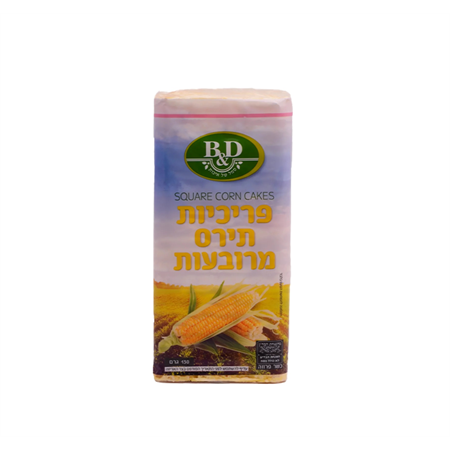 פריכיות תירס מרובעות